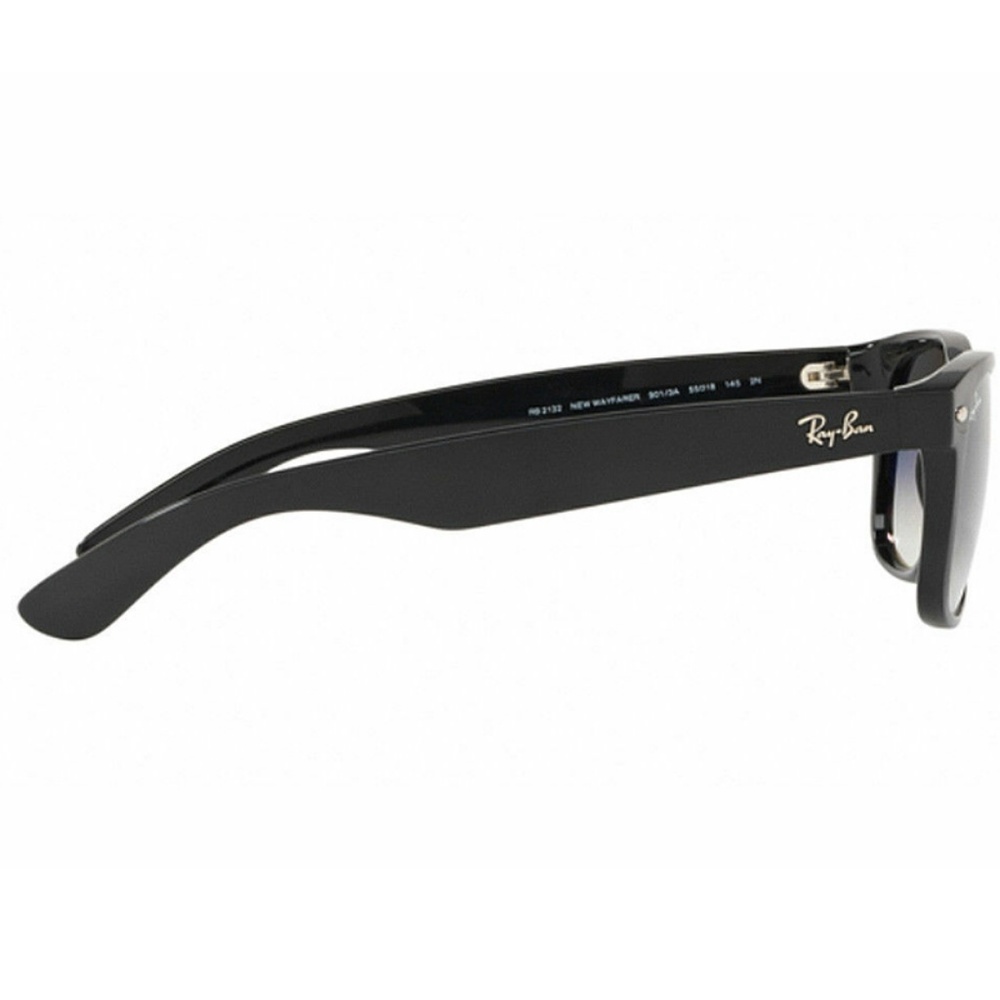 Ray-Ban Sunglasses Black w/Green Gradient Lens - Picture 5 of 6
